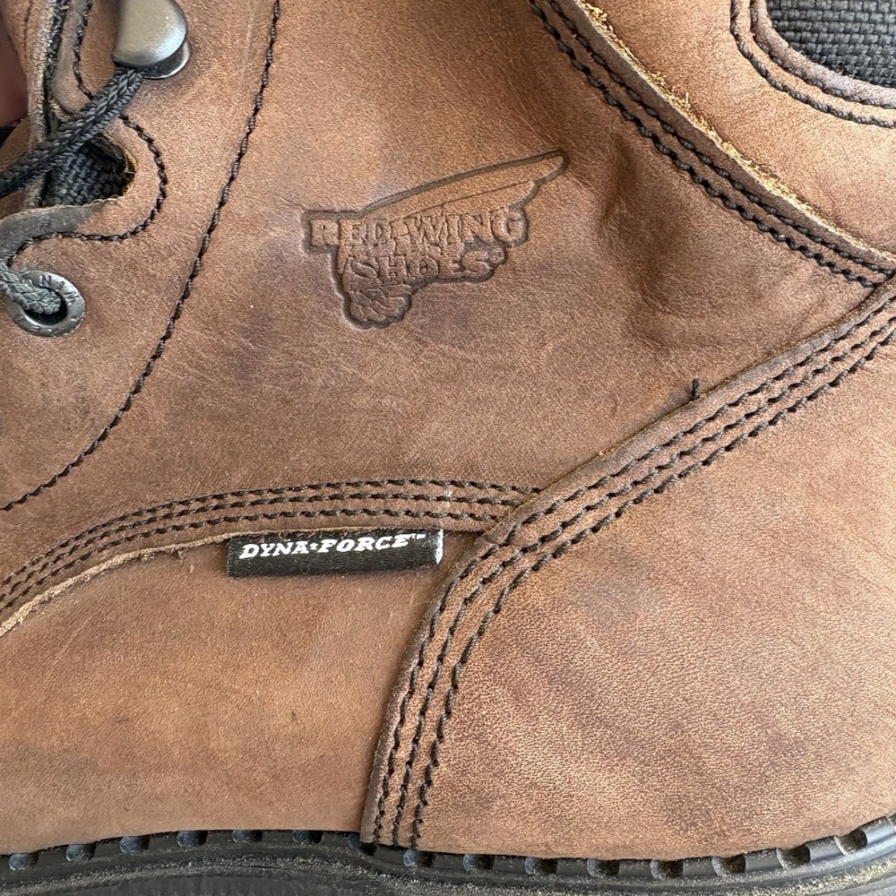 Red Wing 2211 Steel Toe DynaForce Waterproof Work Boots Brown, Sz 10 Made in USA - Picture 2 of 9